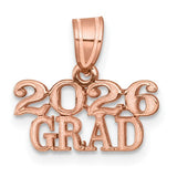 14k-rose-gold-polished-2026-grad-charm-SolomonJeweler-Wichita-KS-CustomJewelry