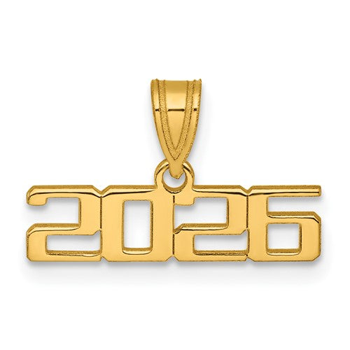 14k-polished-2026-graduation-charm-SolomonJeweler-Wichita-KS-CustomJewelry