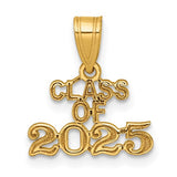 14k-polished-block-class-of-2025-charm-SolomonJeweler-Wichita-KS-CustomJewelry