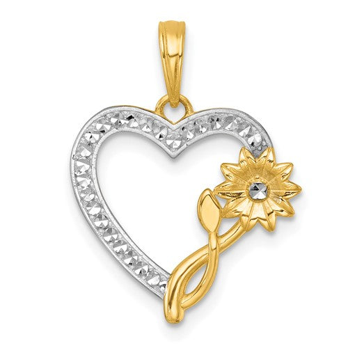14k-with-white-rhodium-polished-flower-on-heart-charm-SolomonJeweler-Wichita-KS-CustomJewelry