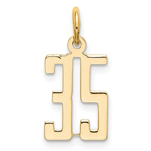 14k-small-elongated-number-35-charm-SolomonJeweler-Wichita-KS-CustomJewelry