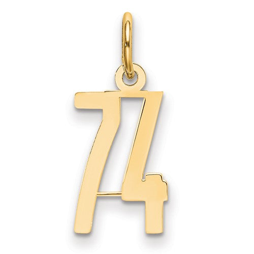 14k-small-elongated-number-74-charm-SolomonJeweler-Wichita-KS-CustomJewelry