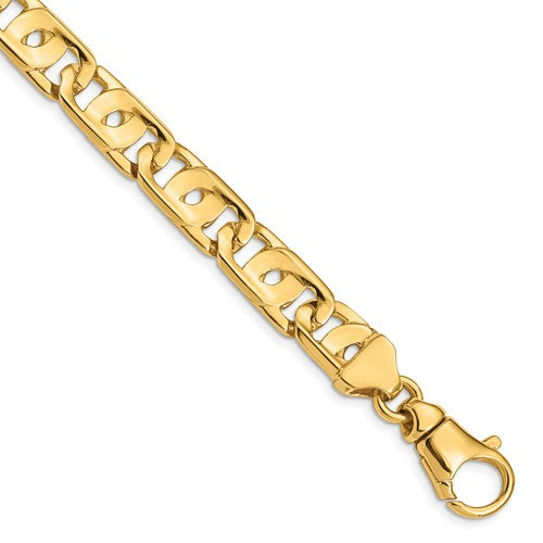 14k-10mm-hand-polished-fancy-link-chain-SolomonJeweler-Wichita-KS-CustomJewelry