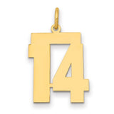 14k-medium-polished-number-14-charm-SolomonJeweler-Wichita-KS-CustomJewelry