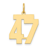 14k-medium-polished-number-47-charm-SolomonJeweler-Wichita-KS-CustomJewelry