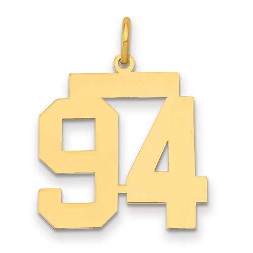 14k-medium-polished-number-94-charm-SolomonJeweler-Wichita-KS-CustomJewelry
