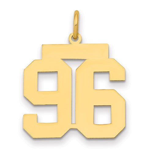 14k-medium-polished-number-96-charm-SolomonJeweler-Wichita-KS-CustomJewelry