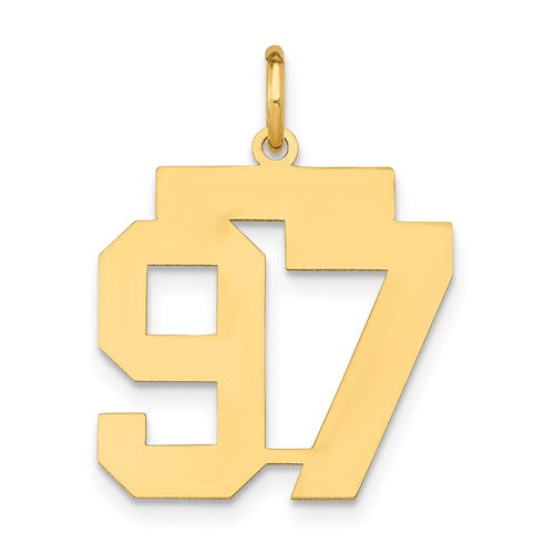 14k-medium-polished-number-97-charm-SolomonJeweler-Wichita-KS-CustomJewelry