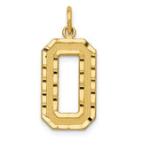 14k-large-brushed-diamond-cut-number-0-charm-SolomonJeweler-Wichita-KS-CustomJewelry