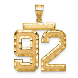 14k-large-brushed-diamond-cut-number-92-charm-SolomonJeweler-Wichita-KS-CustomJewelry