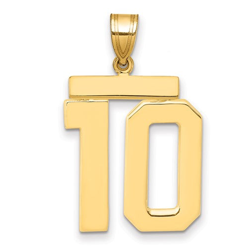 14k-large-polished-number-10-charm-SolomonJeweler-Wichita-KS-CustomJewelry