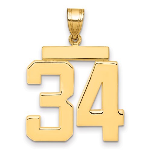 14k-large-polished-number-34-charm-SolomonJeweler-Wichita-KS-CustomJewelry