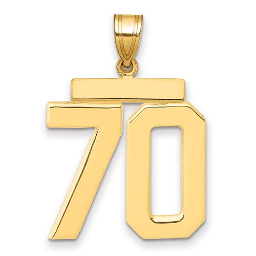 14k-large-polished-number-70-charm-SolomonJeweler-Wichita-KS-CustomJewelry