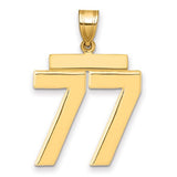 14k-large-polished-number-77-charm-SolomonJeweler-Wichita-KS-CustomJewelry