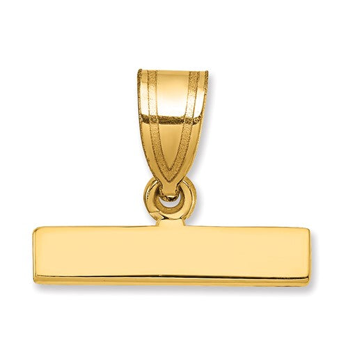 14k-casted-large-polished-top-pendant-SolomonJeweler-Wichita-KS-CustomJewelry