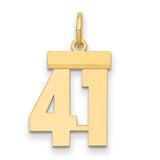 14k-small-polished-number-41-charm-SolomonJeweler-Wichita-KS-CustomJewelry