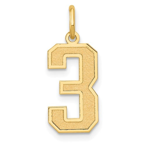 14k-medium-satin-number-3-charm-SolomonJeweler-Wichita-KS-CustomJewelry