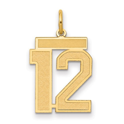 14k-medium-satin-number-12-charm-SolomonJeweler-Wichita-KS-CustomJewelry