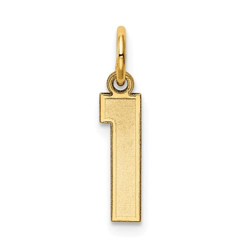 14k-small-satin-number-1-charm-SolomonJeweler-Wichita-KS-CustomJewelry