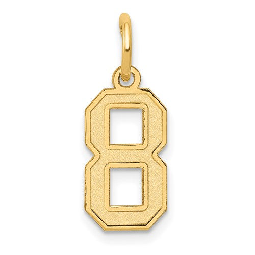 14k-small-satin-number-8-charm-SolomonJeweler-Wichita-KS-CustomJewelry