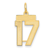 14k-small-satin-number-17-charm-SolomonJeweler-Wichita-KS-CustomJewelry