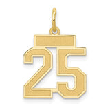 14k-small-satin-number-25-charm-SolomonJeweler-Wichita-KS-CustomJewelry