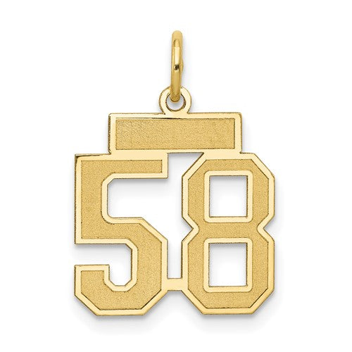 14k-small-satin-number-58-charm-SolomonJeweler-Wichita-KS-CustomJewelry