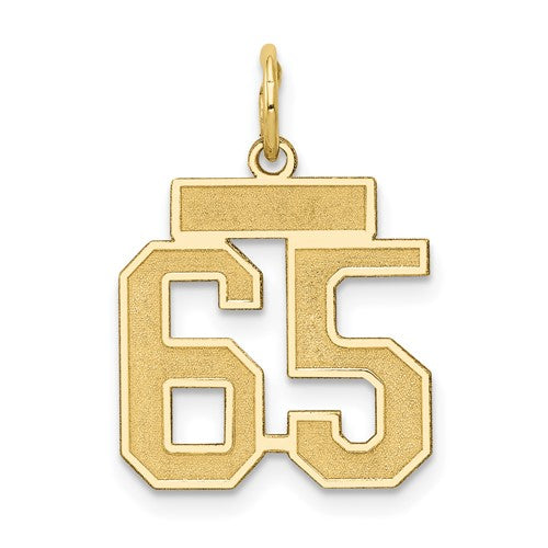 14k-small-satin-number-65-charm-SolomonJeweler-Wichita-KS-CustomJewelry