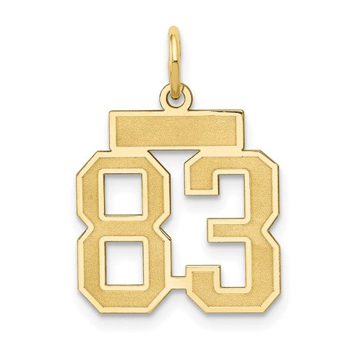 14k-small-satin-number-83-charm-SolomonJeweler-Wichita-KS-CustomJewelry