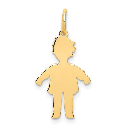 14k-plain-polished-small-boy-charm-SolomonJeweler-Wichita-KS-CustomJewelry