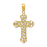 14k-fleur-de-lis-cross-charm-SolomonJeweler-Wichita-KS-CustomJewelry