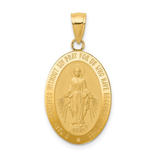 14k-miraculous-medal-pendant-SolomonJeweler-Wichita-KS-CustomJewelry
