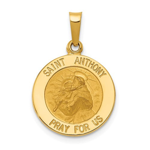 14k-saint-anthony-medal-charm-SolomonJeweler-Wichita-KS-CustomJewelry