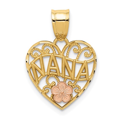 14k-two-tone-nana-heart-pendant-SolomonJeweler-Wichita-KS-CustomJewelry