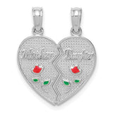 14k-white-enameled-mother-daughter-break-apart-pendant-SolomonJeweler-Wichita-KS-CustomJewelry