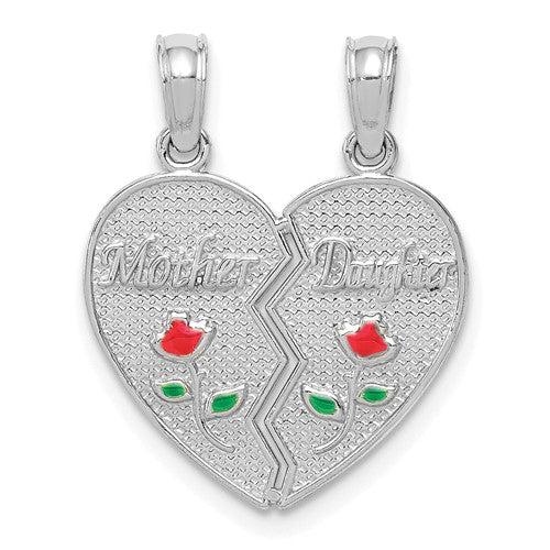 14k-white-enameled-mother-daughter-break-apart-pendant-SolomonJeweler-Wichita-KS-CustomJewelry