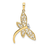 14k-and-white-rhodium-diamond-cut-filigree-dragonfly-pendant-SolomonJeweler-Wichita-KS-CustomJewelry