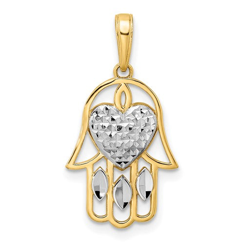 14k-white-rhodium-d-c-heart-hamsa-pendant-SolomonJeweler-Wichita-KS-CustomJewelry
