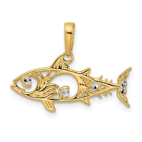 14k-and-white-rhodium-d-c-fish-pendant-SolomonJeweler-Wichita-KS-CustomJewelry