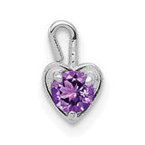 14k-white-gold-february-synthetic-birthstone-heart-charm-SolomonJeweler-Wichita-KS-CustomJewelry