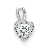 14k-white-gold-april-synthetic-birthstone-heart-charm-SolomonJeweler-Wichita-KS-CustomJewelry