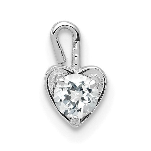 14k-white-gold-april-synthetic-birthstone-heart-charm-SolomonJeweler-Wichita-KS-CustomJewelry