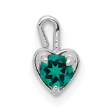 14k-white-gold-may-synthetic-birthstone-heart-charm-SolomonJeweler-Wichita-KS-CustomJewelry