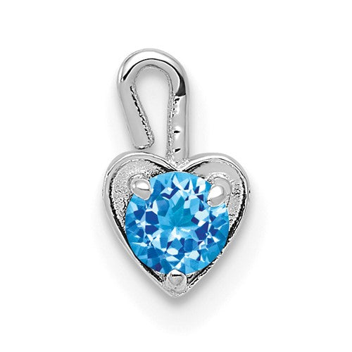 14k-white-gold-december-synthetic-birthstone-heart-charm-SolomonJeweler-Wichita-KS-CustomJewelry