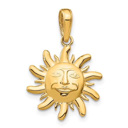 14k-polished-small-sun-charm-SolomonJeweler-Wichita-KS-CustomJewelry