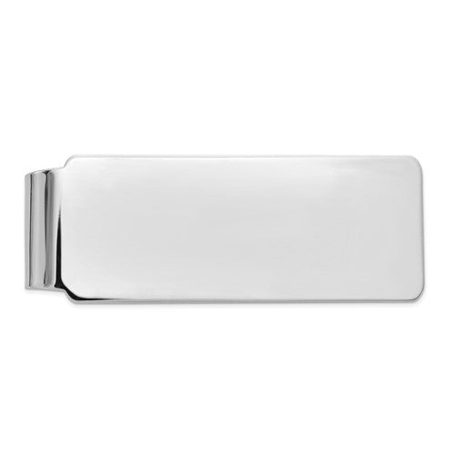 14k-white-gold-mens-polished-money-clip-SolomonJeweler-Wichita-KS-CustomJewelry