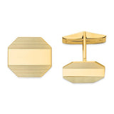 14k-mens-rectangular-octagon-w-line-design-cuff-links-SolomonJeweler-Wichita-KS-CustomJewelry