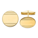 14k-mens-circular-w-line-design-cuff-links-SolomonJeweler-Wichita-KS-CustomJewelry