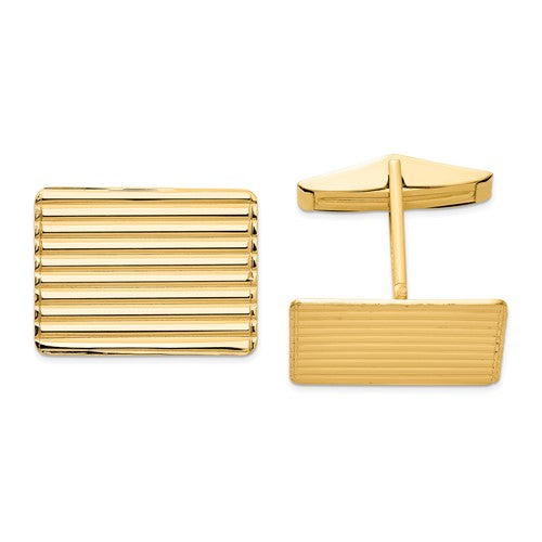 14k-mens-grooved-cuff-links-SolomonJeweler-Wichita-KS-CustomJewelry