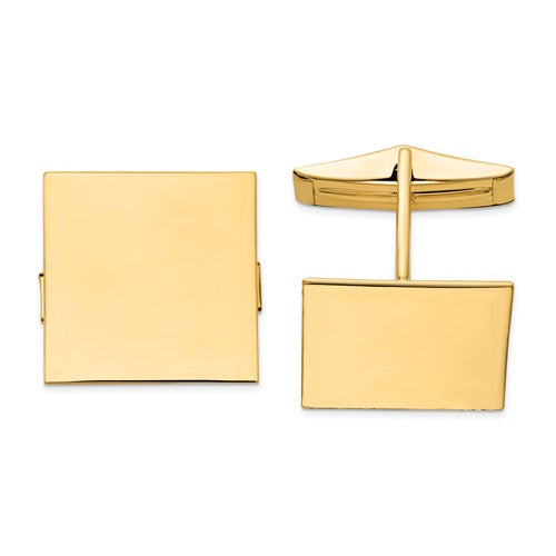 14k-mens-square-cuff-links-SolomonJeweler-Wichita-KS-CustomJewelry